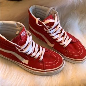 red high top vans